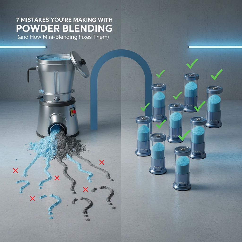 Advantages of smaller scale batch blending over larger blenders
